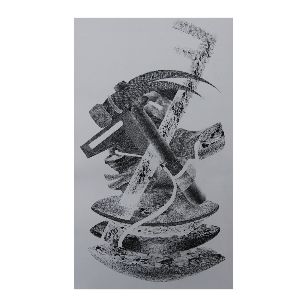 Artwork 3 - Untitled, Pen & Drawing, 19 x 28, 2012